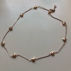 Brandy Melville Gold Star Choker Necklace